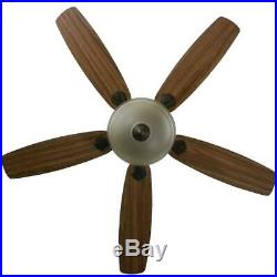 Hampton Bay Southwind 52 in. LED Indoor V. Bronze Ceiling Fan withLight Kit&Remote