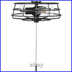 Hampton Bay Universal Matte Black Indoor Ceiling Fan LED Light Kit UL Listed