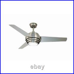 Hampton Bay Vasner 52 Indoor Colonial Pewter Ceiling Fan withLight Kit-Remote C