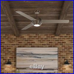 Hampton Bay Vasner 52 in. Indoor Colonial Pewter Ceiling Fan with Light Kit and