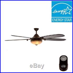 Hampton Bay Victoria 70 Indoor French Beige Ceiling Fan withLight Kit CL11012