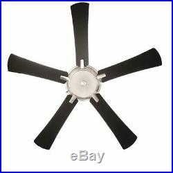 Hampton Bay Winthrop 52 in. Indoor Brushed Nickel Ceiling Fan with Light Kit