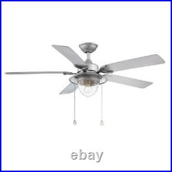 Hanahan 52'' LED Outd Glvzed Ceiling Fan with Light Kit Home Decorators Collection