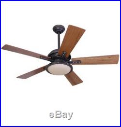 Harbor Breeze, 52 Matte Black Indoor Ceiling Fan with Light Kit and Remote