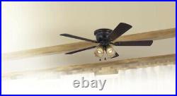 Harbor Breeze, 52 Oil Rubbed Bronze Ceiling Fan Marbleized Glass LED Light Kit