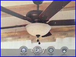 Harbor Breeze Crossbranch 52 Oil-Rubbed Bronze Ceiling Fan with LED Light Kit