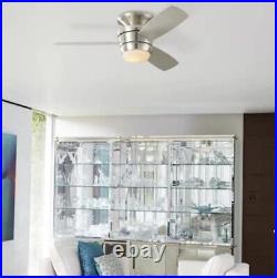 Harbor Breeze Mazon LED Indoor Ceiling Fan With Light Kit And Remote 3 Blade