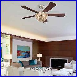 Harbor Breeze Parklake 52-in Brushed Nickel Indoor Ceiling Fan with Light Kit