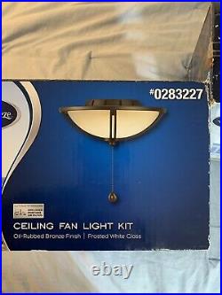 Harbor Breeze SOUTHLAKE 52 Aged Bronze Finish Ceiling Fan Light Kit #0204604