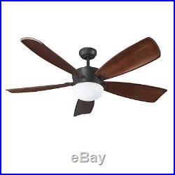 Harbor Breeze Saratoga 60-in Downrod Mount Indoor Ceiling Fan Light Kit & Remote