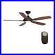 Home Decorators 52 Ceiling Fan LED Indoor Oil Rubbed Bronze +Light Kit +Remote