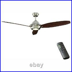 Home Decorators 60 Ceiling Fan Aero Breeze Light Kit Remote Control In/Outdoor