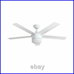 Home Decorators Ceiling Fan 52 Integrated LED White With Light Kit + Remote