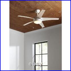 Home Decorators Ceiling Fan with Light Kit 52 Easy Install Reversible Matte White