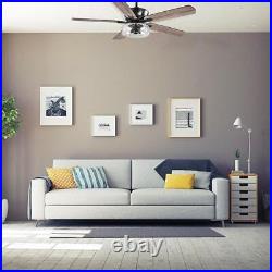 Home Decorators Collection Ceiling Fan 56 Matte Black With Light Kit + Remote