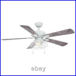 Home Decorators Collection Ceiling Fan Light Kit 52-Inch LED Matte White