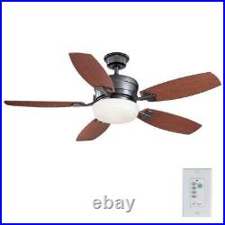 Home Decorators Collection Ceiling Fan With Light Kit 54-Inch Natural Iron