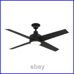 Home Decorators Collection Ceiling Fan With Light Kit And Remote 52 Matte Black