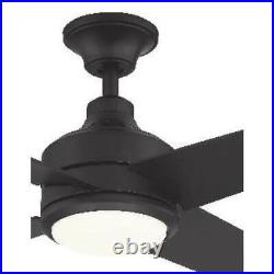 Home Decorators Collection Ceiling Fan With Light Kit And Remote 52 Matte Black