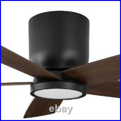 Home Decorators Collection Ceiling Fan With Light Kit Remote 52 LED Matte Black