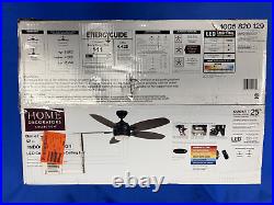 Home Decorators Collection-Daniel Island 52in LED Ceiling Fan withLight Kit/Remote