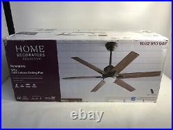 Home Decorators Collection YG493A-EB 54 inch Ceiling Fan with Light Kit/Remote