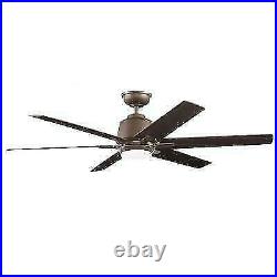Home Decorators Collection YG493A-EB 54 inch Ceiling Fan with Light Kit and Remo