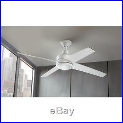 Home Decorators Mercer 52 in. Integrated LED White Ceiling Fan Light Kit 54727