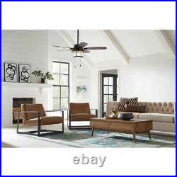 Home Decorators Shanahan 52 in. Indoor/Outdoor LED Bronze Ceiling Fan