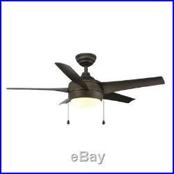 Home Decorators Windward 44 LED Oil Rubbed Bronze Ceiling Fan withLight Kit