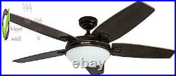 Honeywell Carmel 48-Inch Ceiling Fan With Integrated Light Kit And Remote Contro