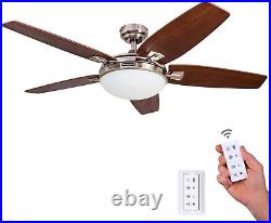 Honeywell Carmel 48-Inch Ceiling Fan with Integrated Light Kit and Remote
