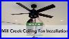 How To Install The MILL Creek Ceiling Fan From Hunter