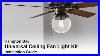 How To Install The Universal Ceiling Fan Globe Light Kit From Hampton Bay