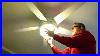 How To Remove Dome Globe Glass Light Replacement On Hampton Bay Ceiling Fan Windward II