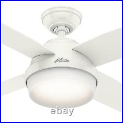 Hunter 44 Dempsey Ceiling Fan With LED Light Kit And Remote