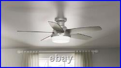 Hunter, 48 Low Profile Ceiling Fan w Remote LED Light Kit