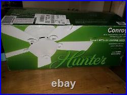 Hunter 51022 42 Ceiling Fan Conroy Snow White