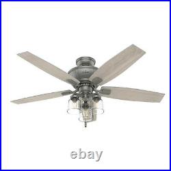 Hunter 52 Charlotte Ceiling Fan With LED Light Kit And Pull Chain