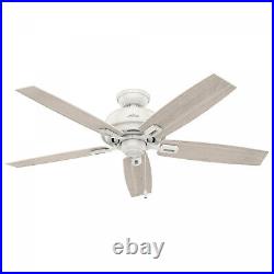 Hunter 52 Donegan Ceiling Fan With 3-Light LED Light Kit And Pull Chain