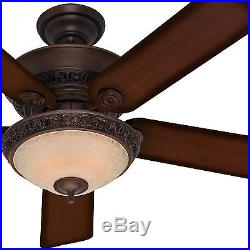 Hunter 52 Traditional Ceiling Fan with Bowl Light Kit and Aged Barnwood Blades
