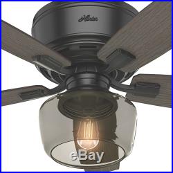 Hunter 53393 52 5 Blade LED Ceiling Fan withLight Kit and Remote Control Included