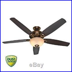 Hunter 54061 60 Indoor Ceiling Fan 5 Reversible Blades and Light Kit Included