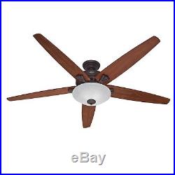 Hunter 70 Traditional Ceiling Fan with Bowl Light Kit in New Bronze