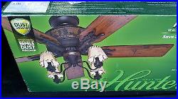 Hunter Ceiling Fan Adirondack 52 in Brittany Bronze WithLight Kit NEW L@@K