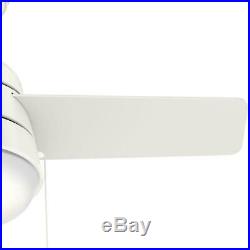 Hunter Fan Company Aker 32 Inch Indoor Ceiling Fan with LED Light Kit, White