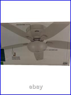 Hunter Fans Kenbridge 52 Inch Low Profile Ceiling Fan with LED Light Kit and