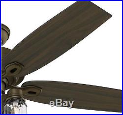 Hunter Indoor Ceiling Fan 52-In Regal Bronze Antique 4906 CFM Optional Light Kit