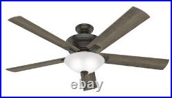 Hunter Regalia 2 Noble Bronze 60 Inch Indoor 5 Blades Ceiling Fan & Light 51156