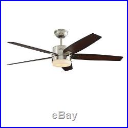 Hunter Remote Control Ceiling Fan With Light Kit 54 Inch 5 Blades Downrod Mount